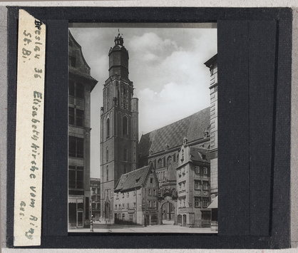 Vorschaubild Breslau (Wrocław): Elisabethkirche vom Ring aus 